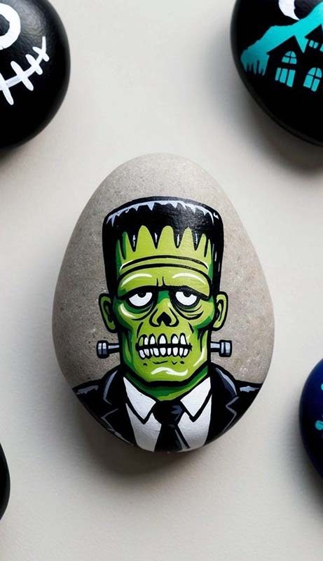 Easy Rock Painting Ideas 74