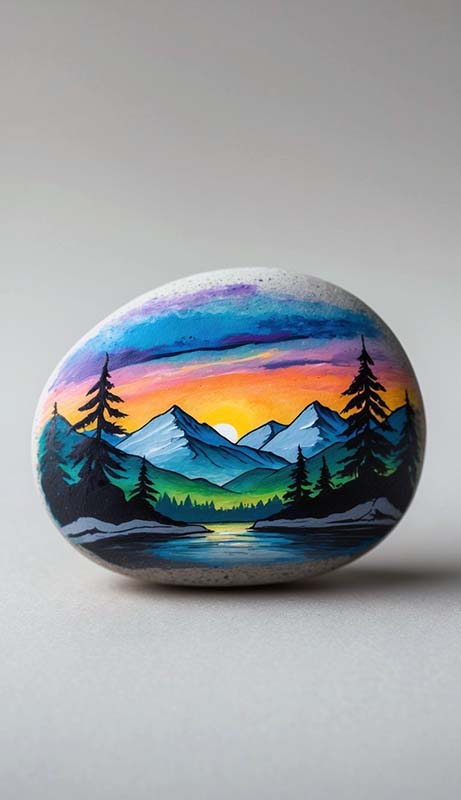 Easy Rock Painting Ideas 75