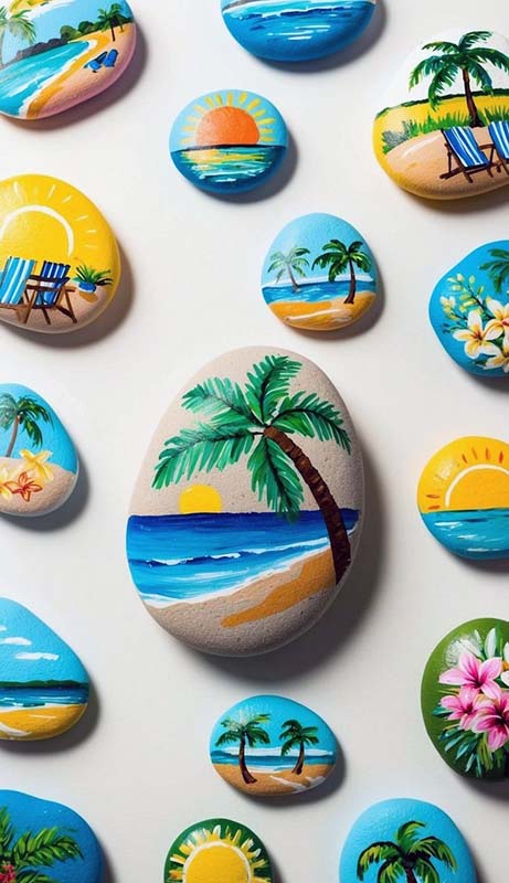 Easy Rock Painting Ideas 76