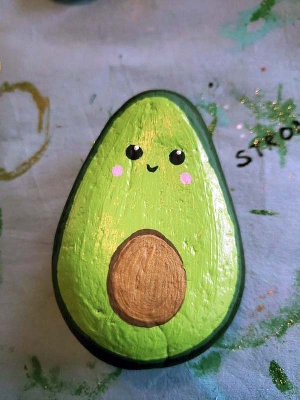 Easy Rock Painting Ideas 78