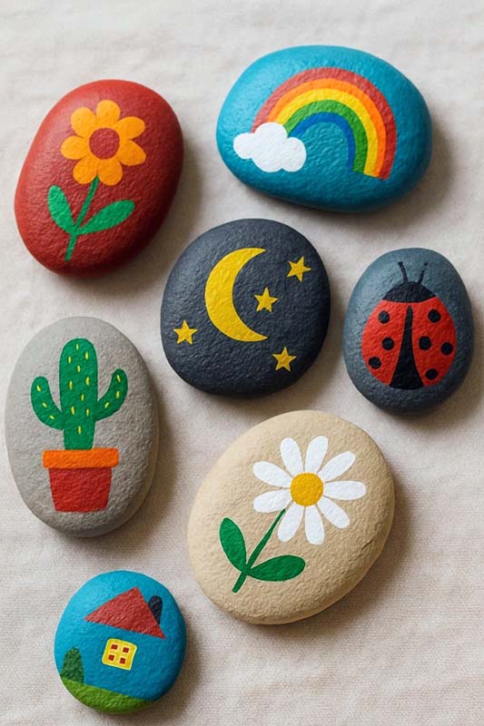 Easy Rock Painting Ideas 84