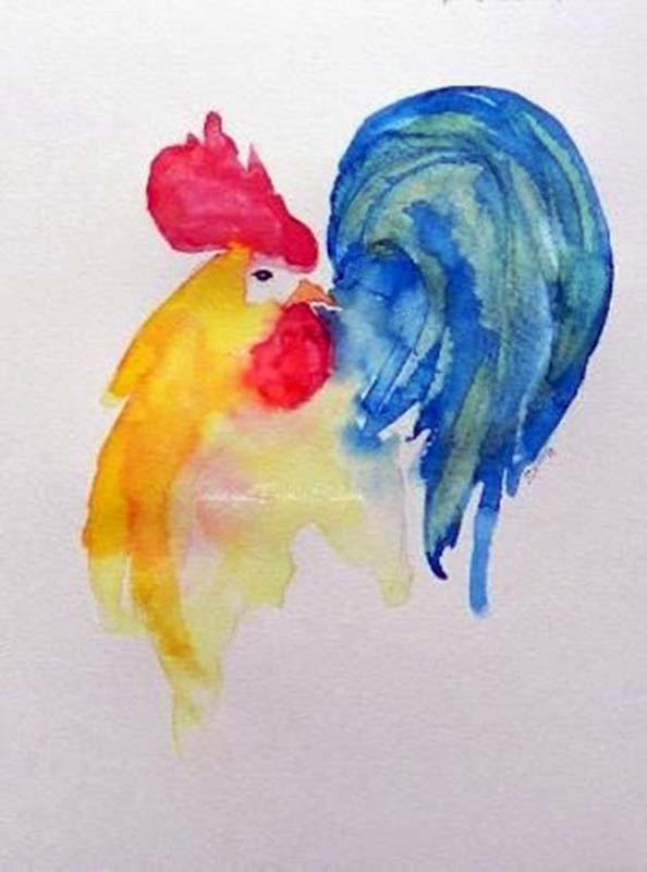 Easy Whimsical Watercolor Ideas 33