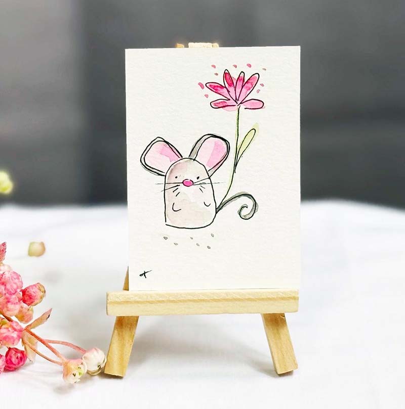 Easy Whimsical Watercolor Ideas 36