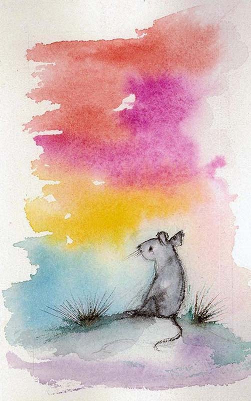 Easy Whimsical Watercolor Ideas 40