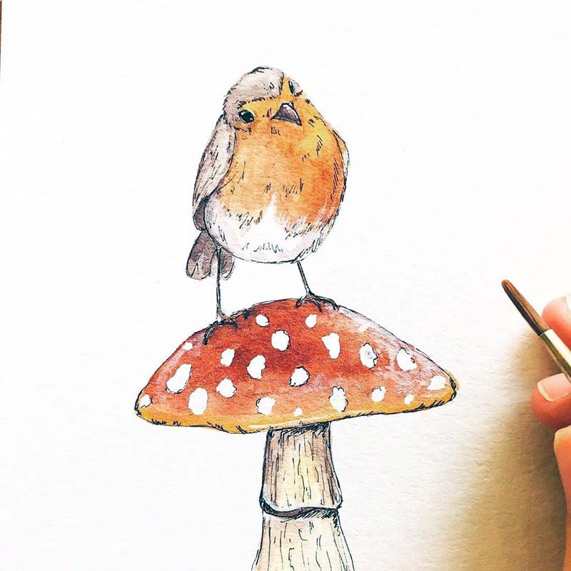Easy Whimsical Watercolor Ideas 49