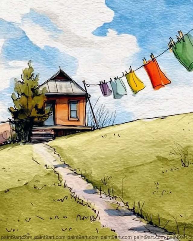 Easy Whimsical Watercolor Ideas 52