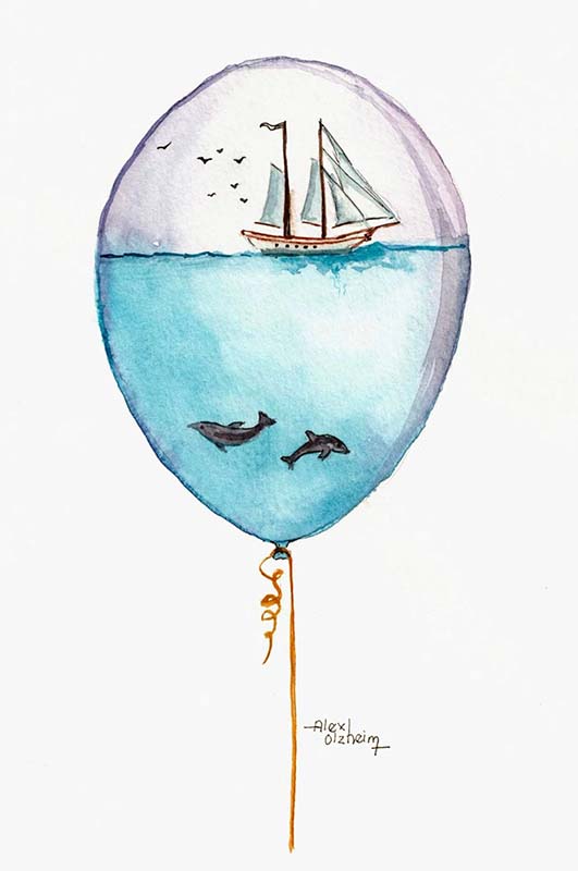 Easy Whimsical Watercolor Ideas 6