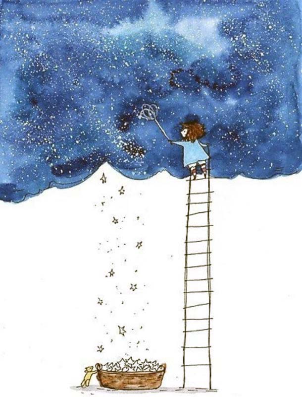 Easy Whimsical Watercolor Ideas 7