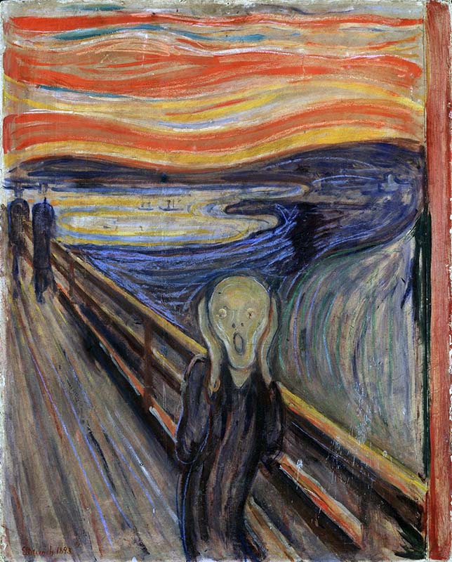 Another version of The Scream painting