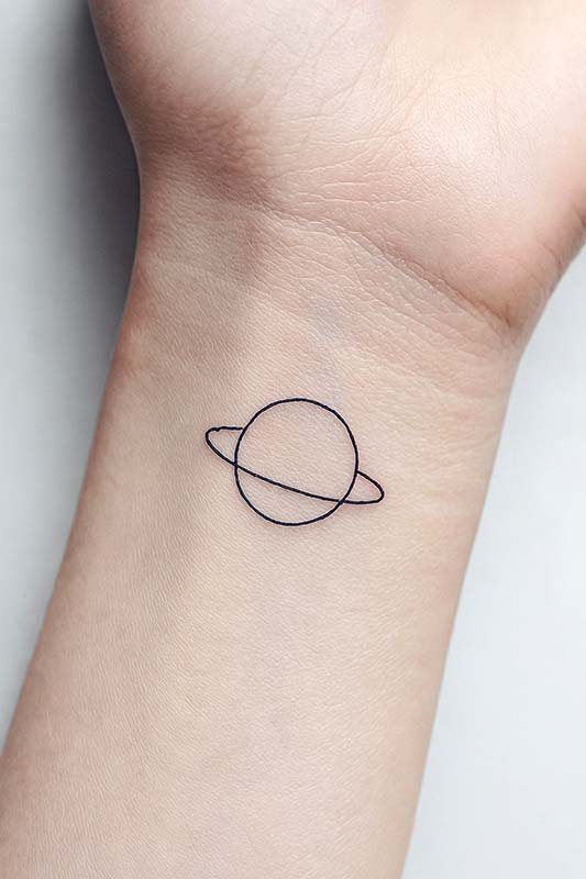 Planet Tattoo Ideas 1