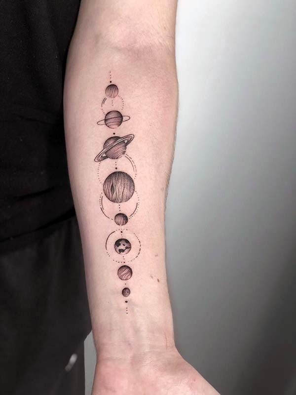Planet Tattoo Ideas 28