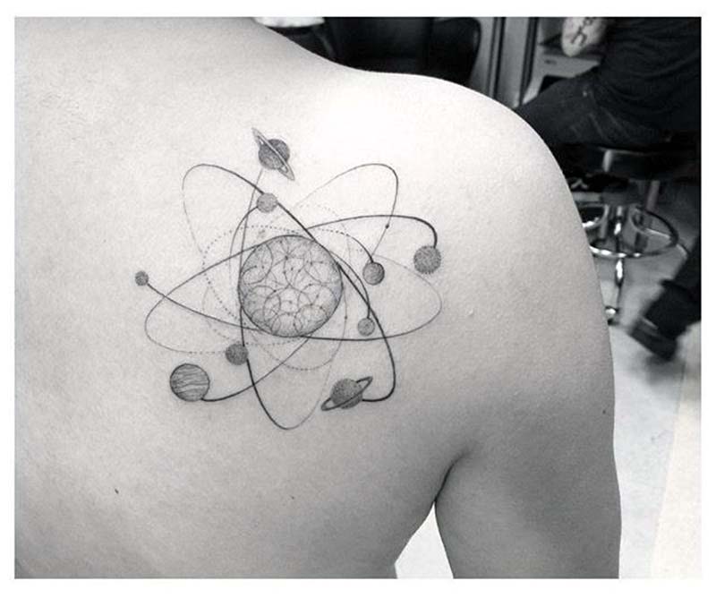 Planet Tattoo Ideas 38