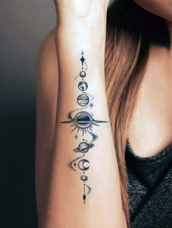 Planet Tattoo Ideas 39