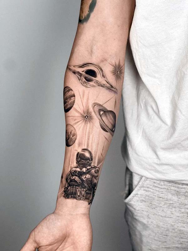 Planet Tattoo Ideas 42