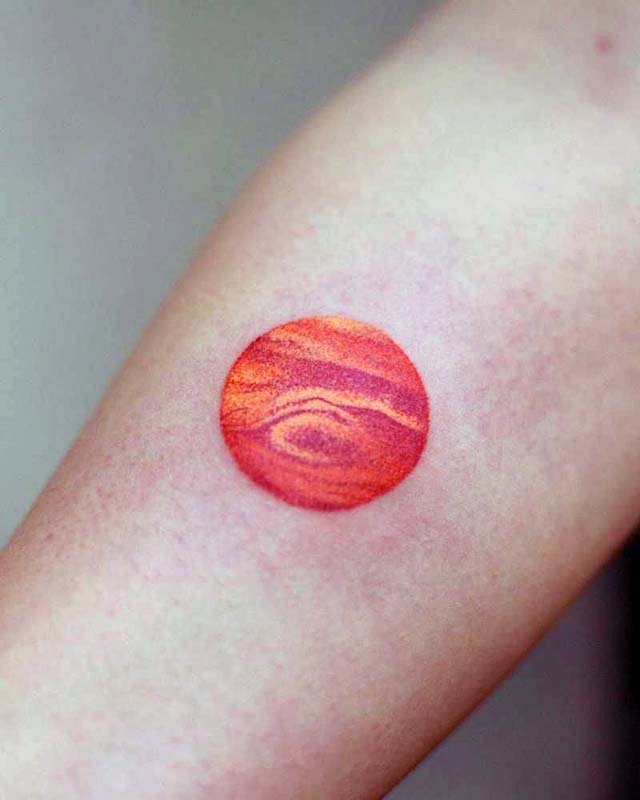 Planet Tattoo Ideas 45