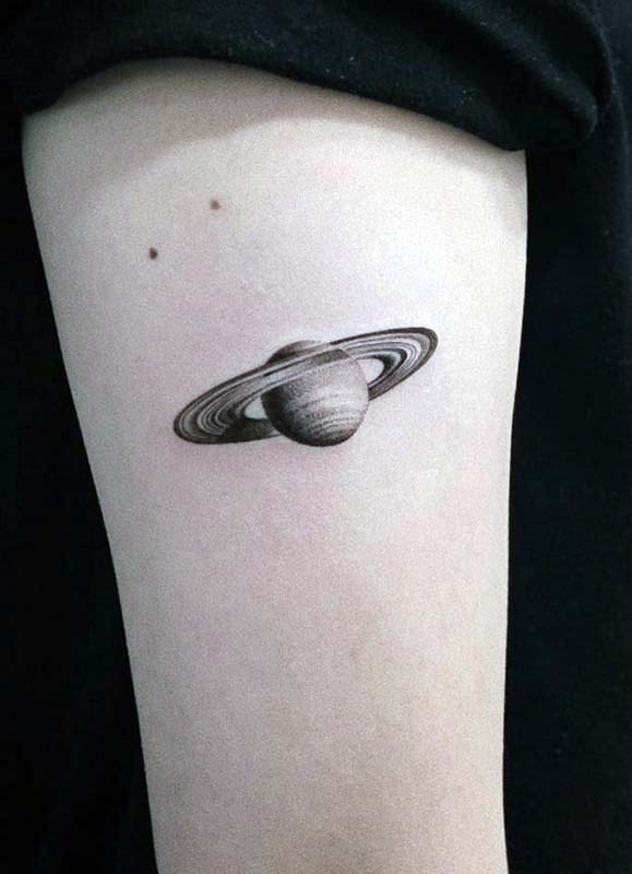Planet Tattoo Ideas 47