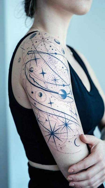 Planet Tattoo Ideas 48