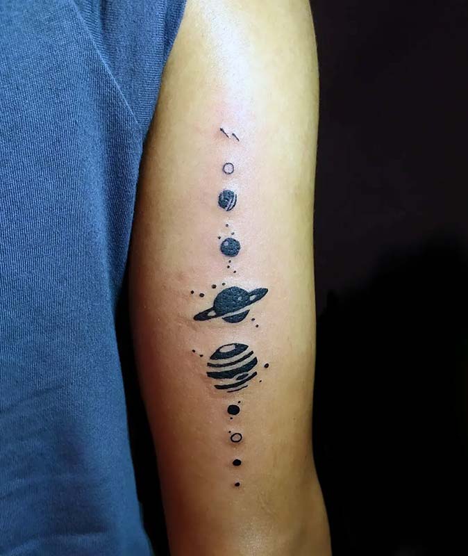 Planet Tattoo Ideas 57