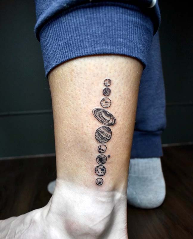 Planet Tattoo Ideas 60
