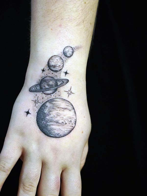 Planet Tattoo Ideas 61