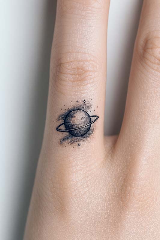 Planet Tattoo Ideas 8