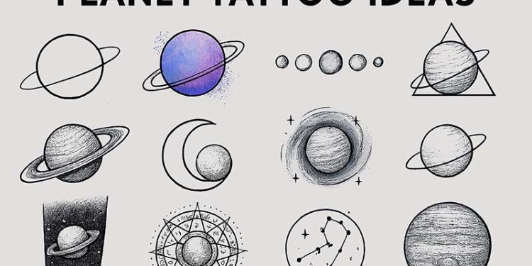Planet Tattoo Ideas