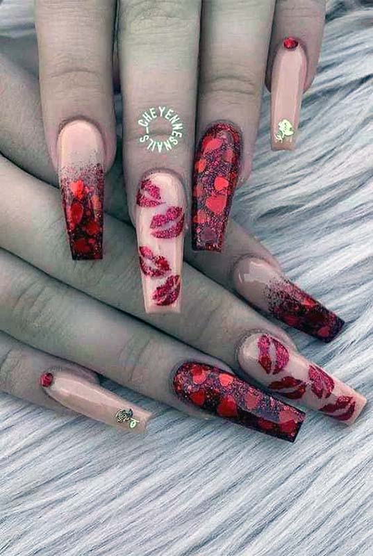 Valentines Day Nail Ideas 45