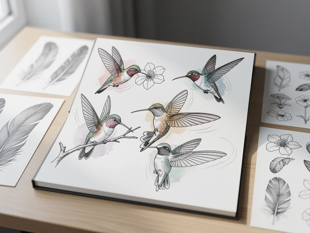 Hummingbird tattoo ideas 189
