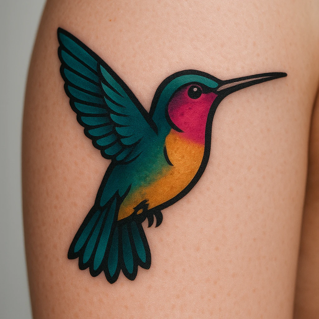 Hummingbird tattoo ideas 72