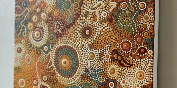 Abstract Dot Art Painting