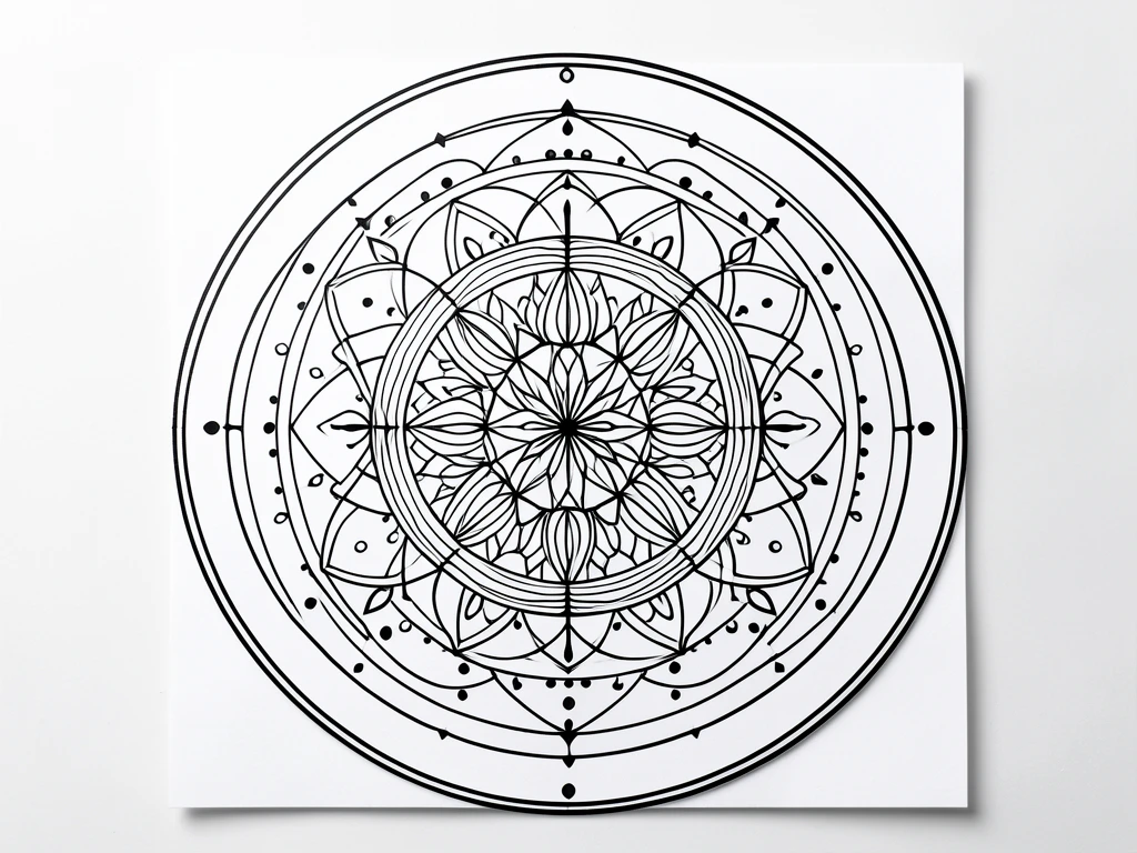 Easy Mandala Art Pattern 39