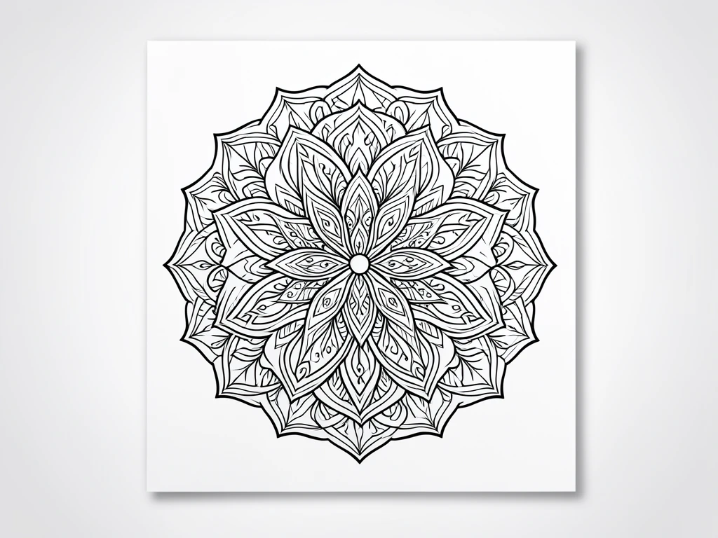 Easy Mandala Art Pattern 40