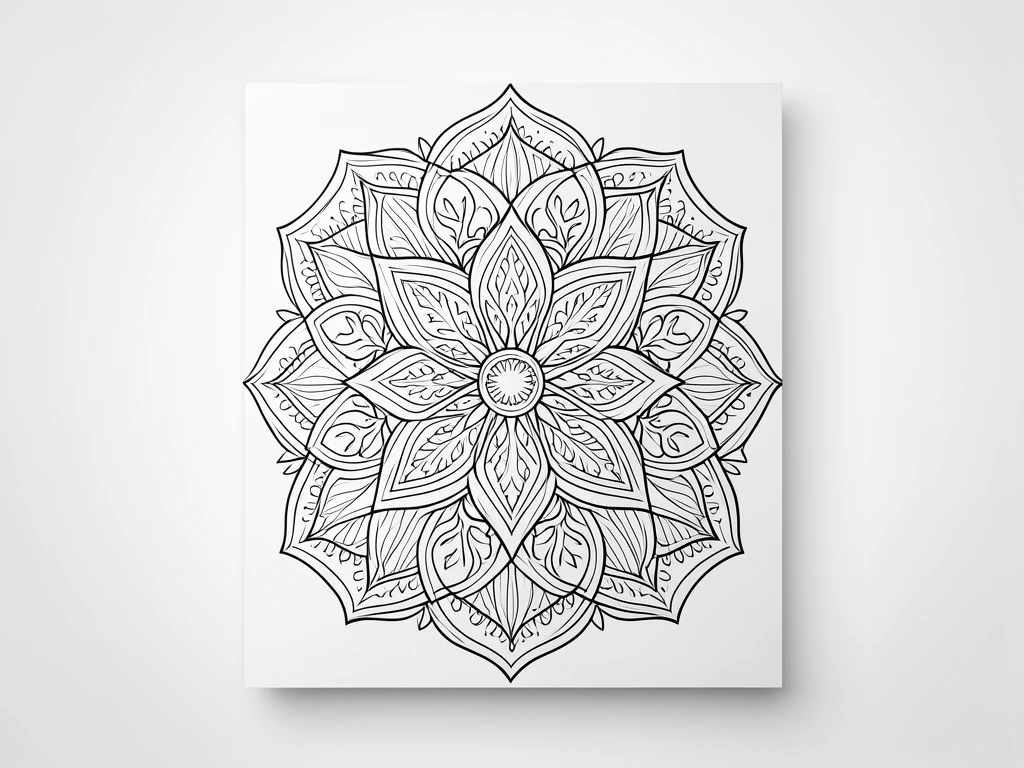 Easy Mandala Art Pattern 41