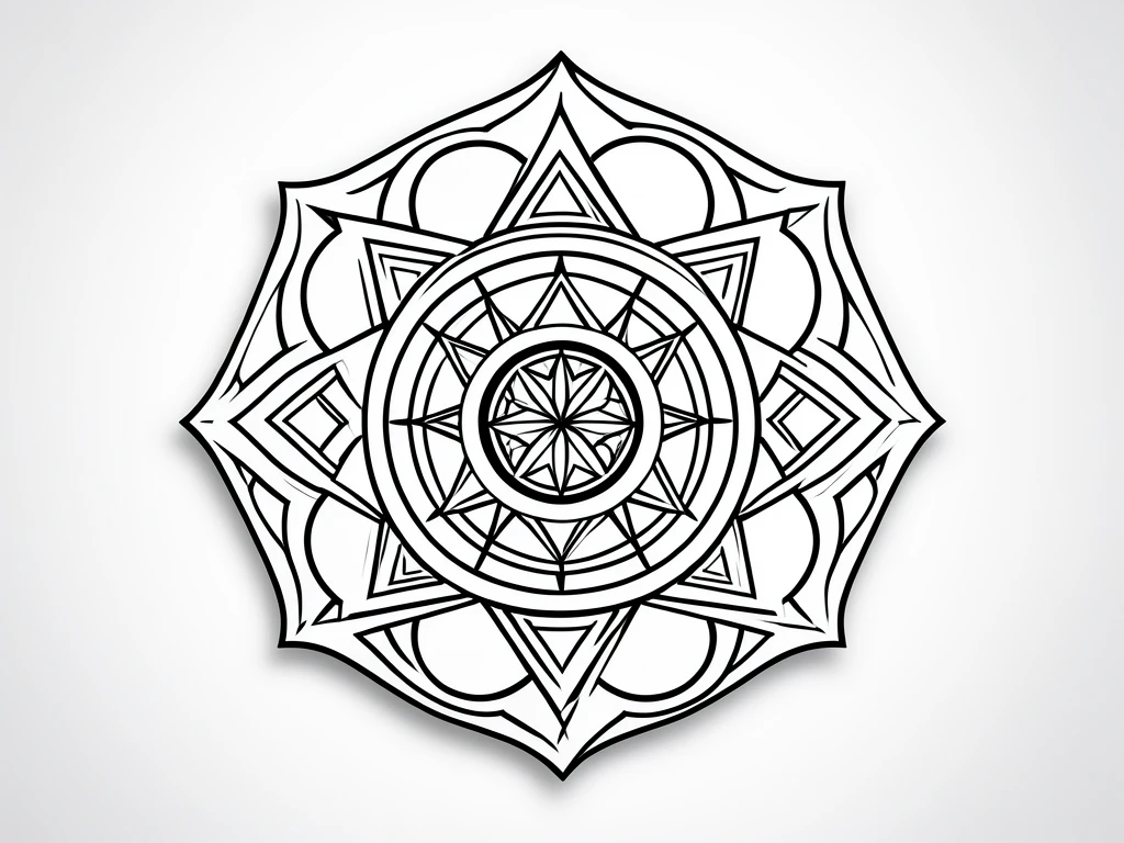 Easy Mandala Art Pattern 53