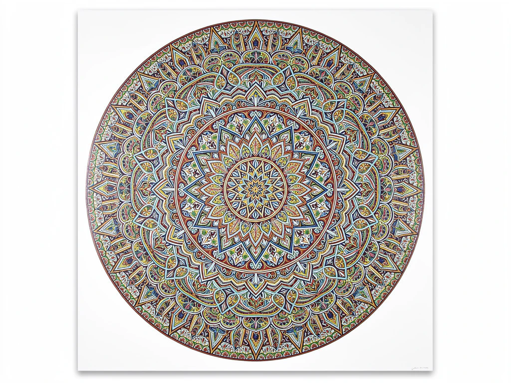 Easy Mandala Art Pattern 58