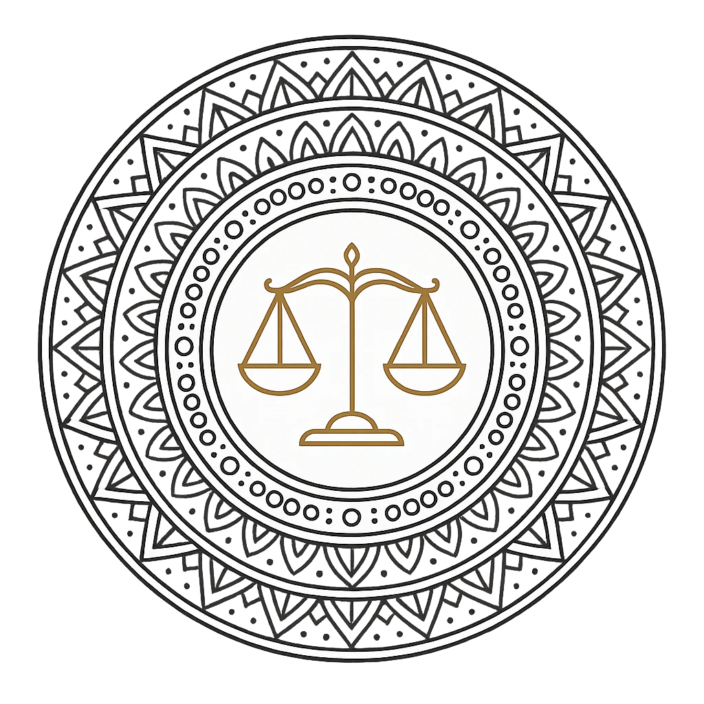 Mandala pattern incorporating zodiac symbols.