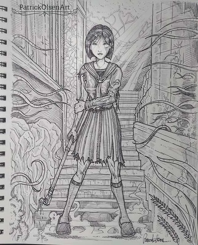 Silent Hill F Drawing 22