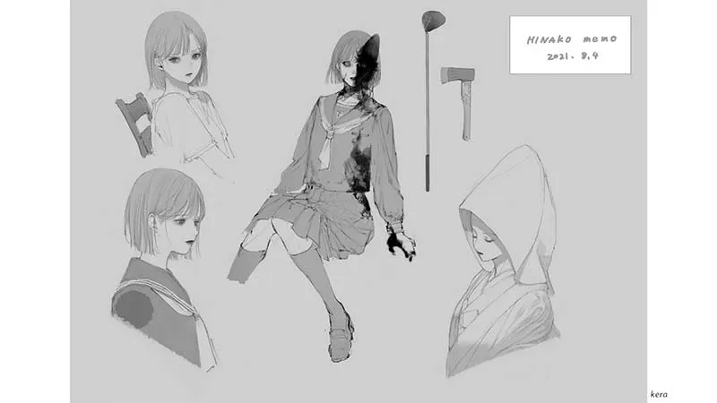 Silent Hill F Drawing 23