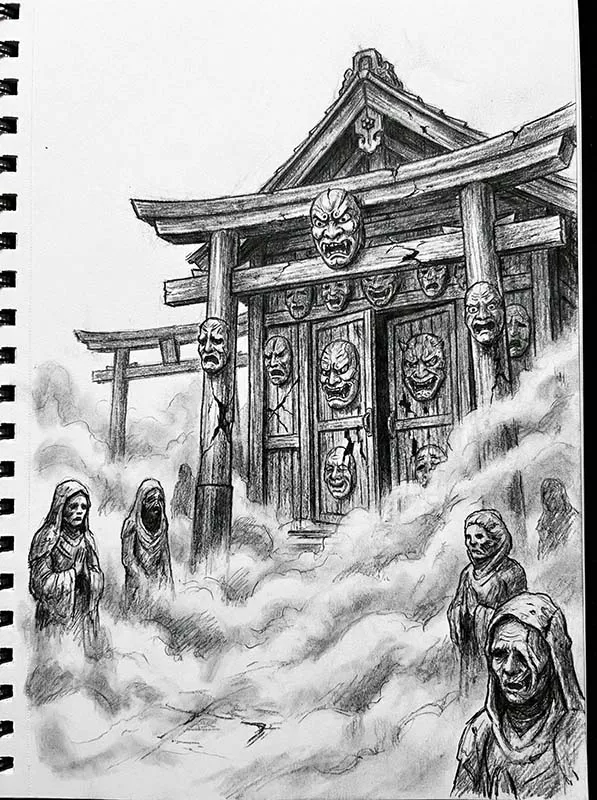 Silent Hill F Drawing 7