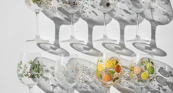 Artistic Wine Glass Painting Ideas