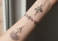 Delicate Birth Flower Tattoos