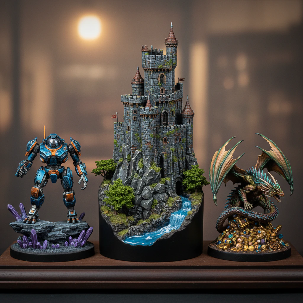 Detailed miniature painting idea 21