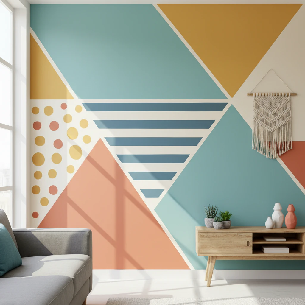 Easy DIY wall painting idea 58