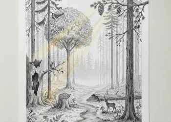 Easy Drawing Forest Ideas