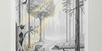 Easy Drawing Forest Ideas