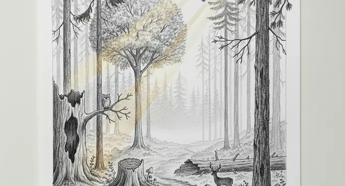 Easy Drawing Forest Ideas