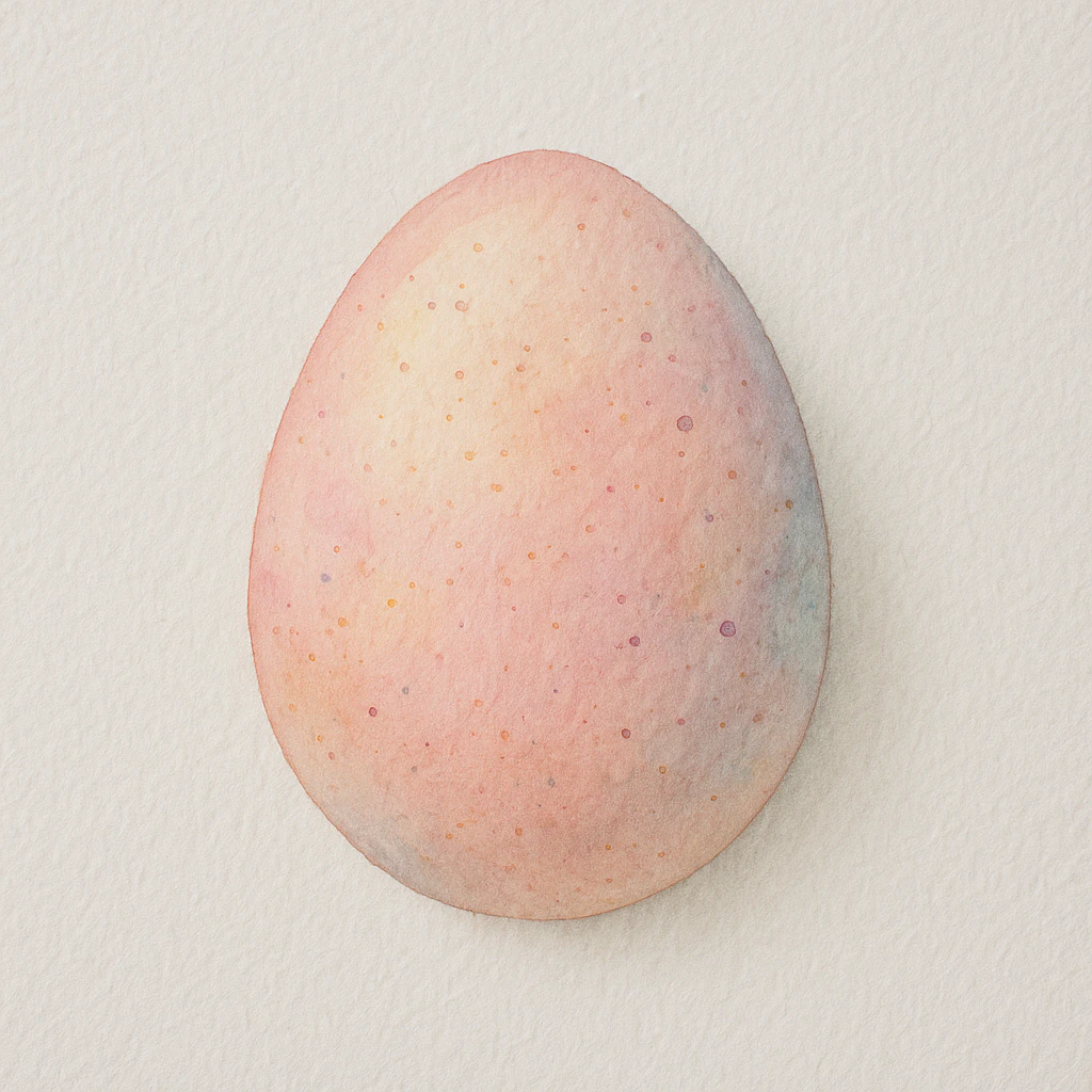 Easy Easter watercolor painting idea 22