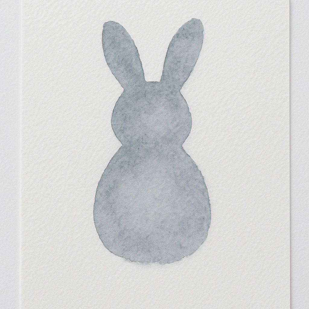 Easy Easter watercolor painting idea 25