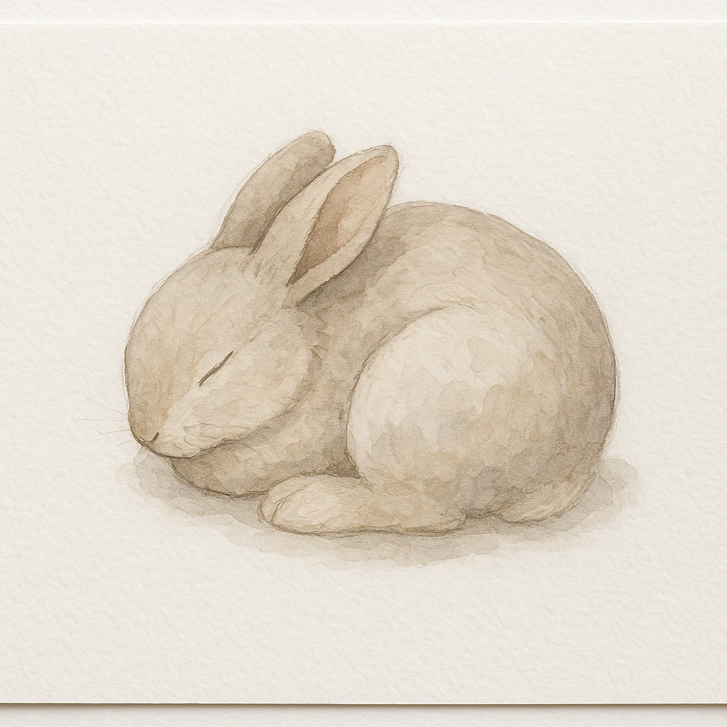 Easy Easter watercolor painting idea 27