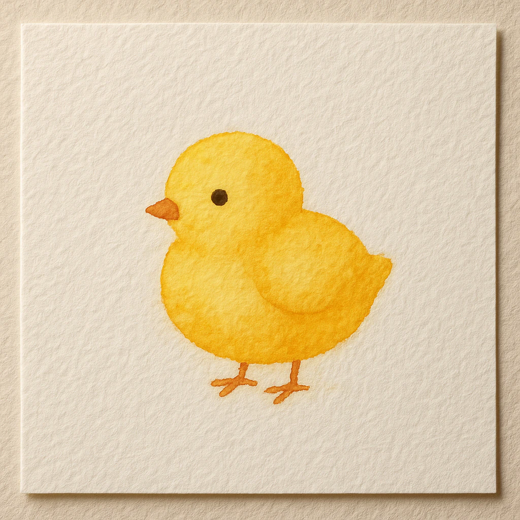 Easy Easter watercolor painting idea 29